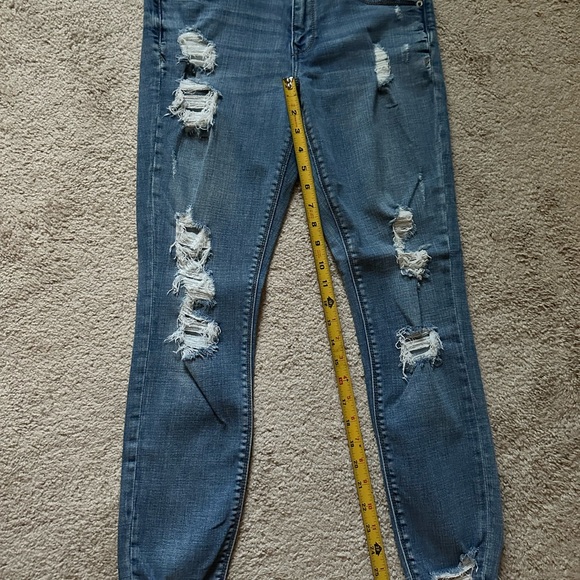 Women’s Express Stretch Performance Mid Rise Ankle Legging Jeans - Picture 5 of 8